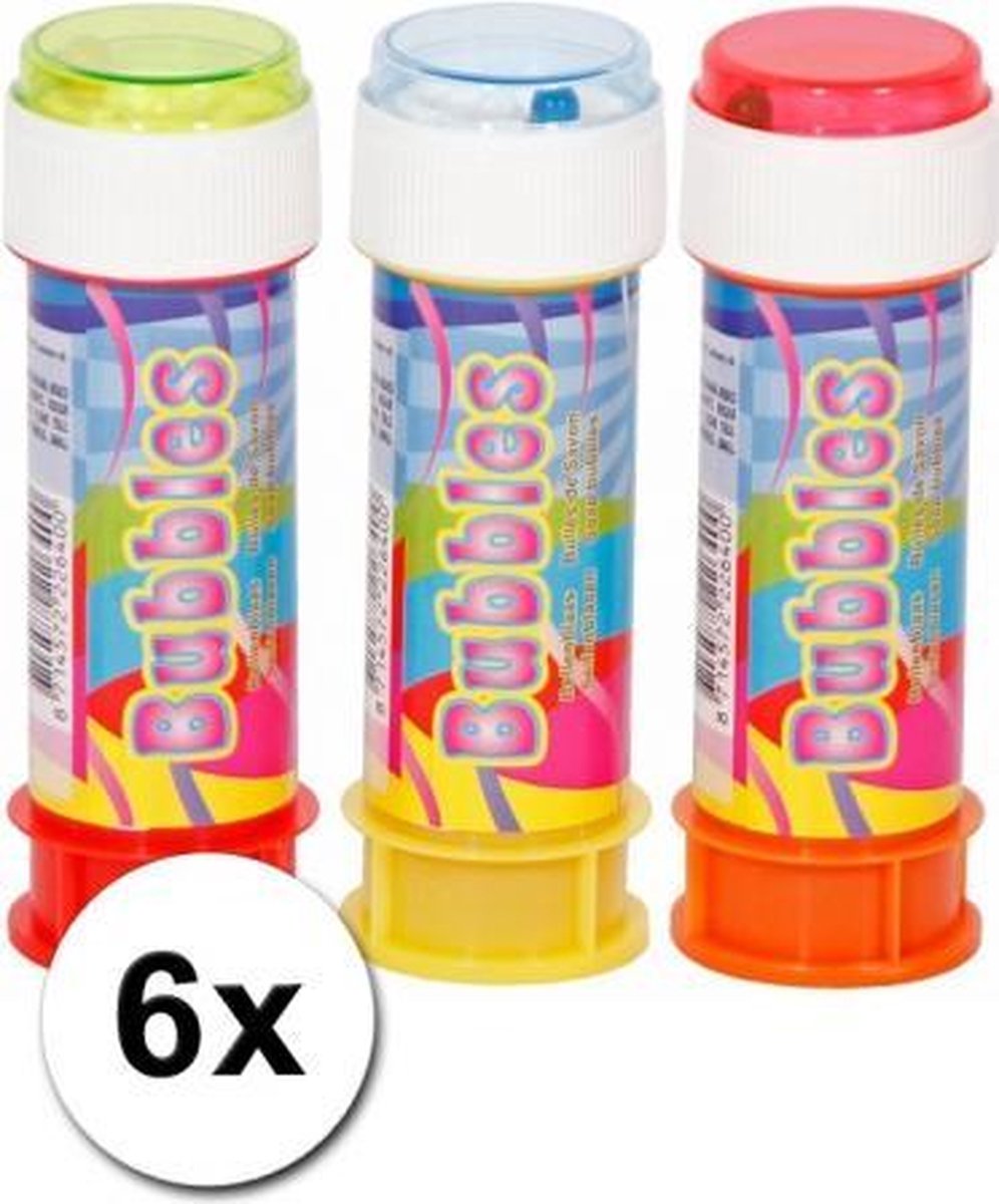 6x Kinder bellenblaas