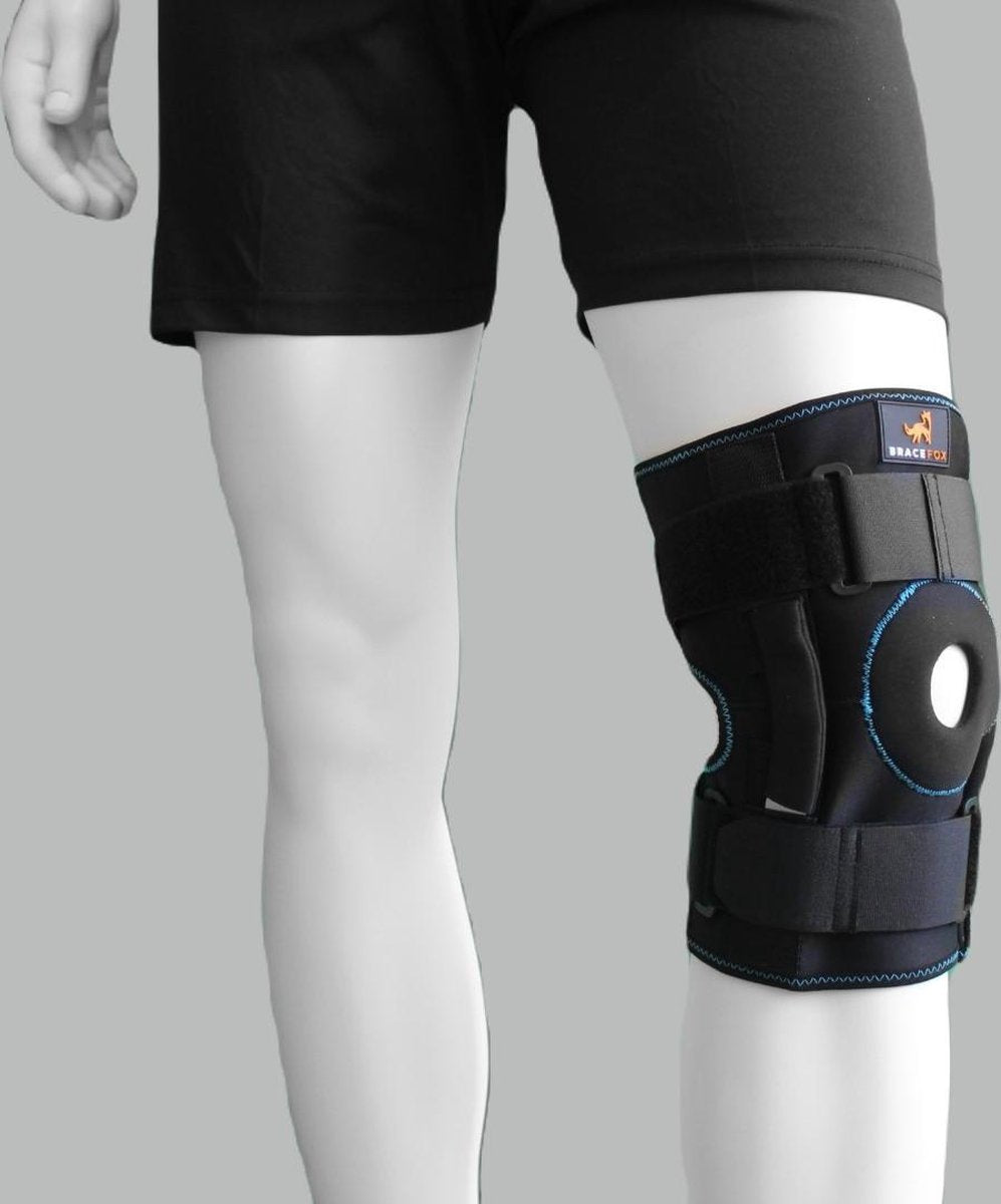 Kniebrace met scharnier | Bracefox™ - L/XL - Large/Extra Large