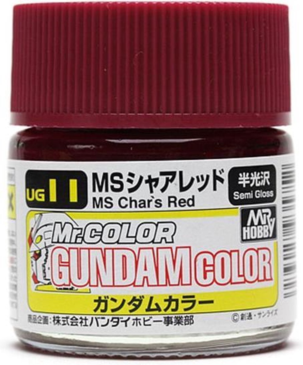 Mrhobby - Gundam Color (10ml) Ms Char's Red (Mrh-ug-11)