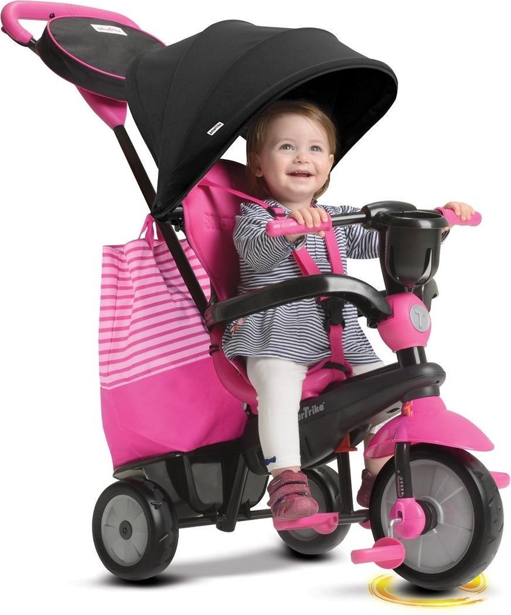 Smartrike Swing DLX  4-in-1 Driewieler - Driewieler - Meisjes - Roze -