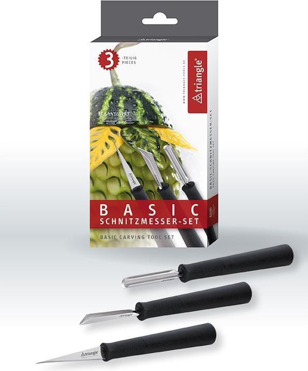Triangle kerf-/decoratiemessen 3-delig
