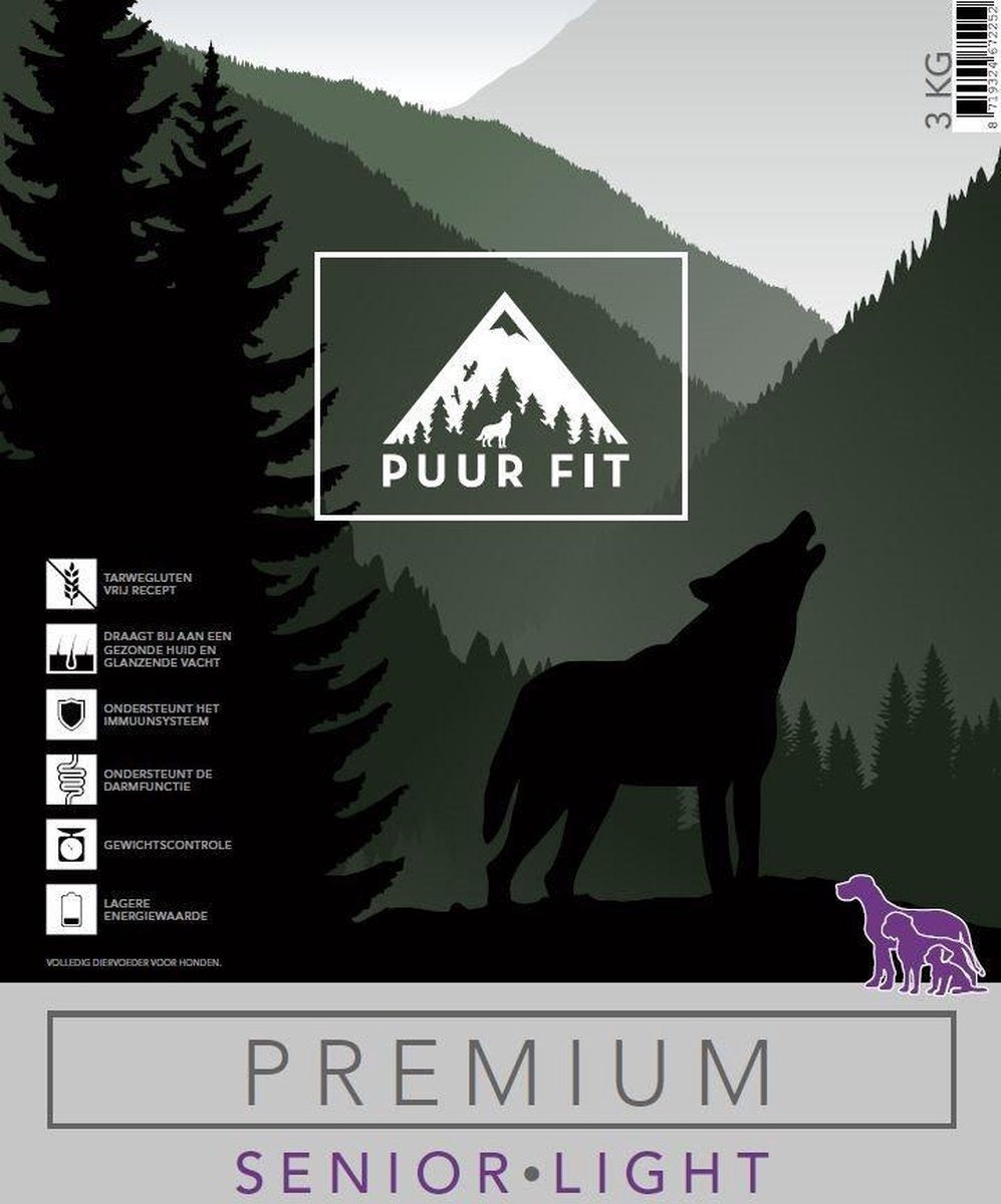 Puur Fit Premium Senior & Light 3 kilo
