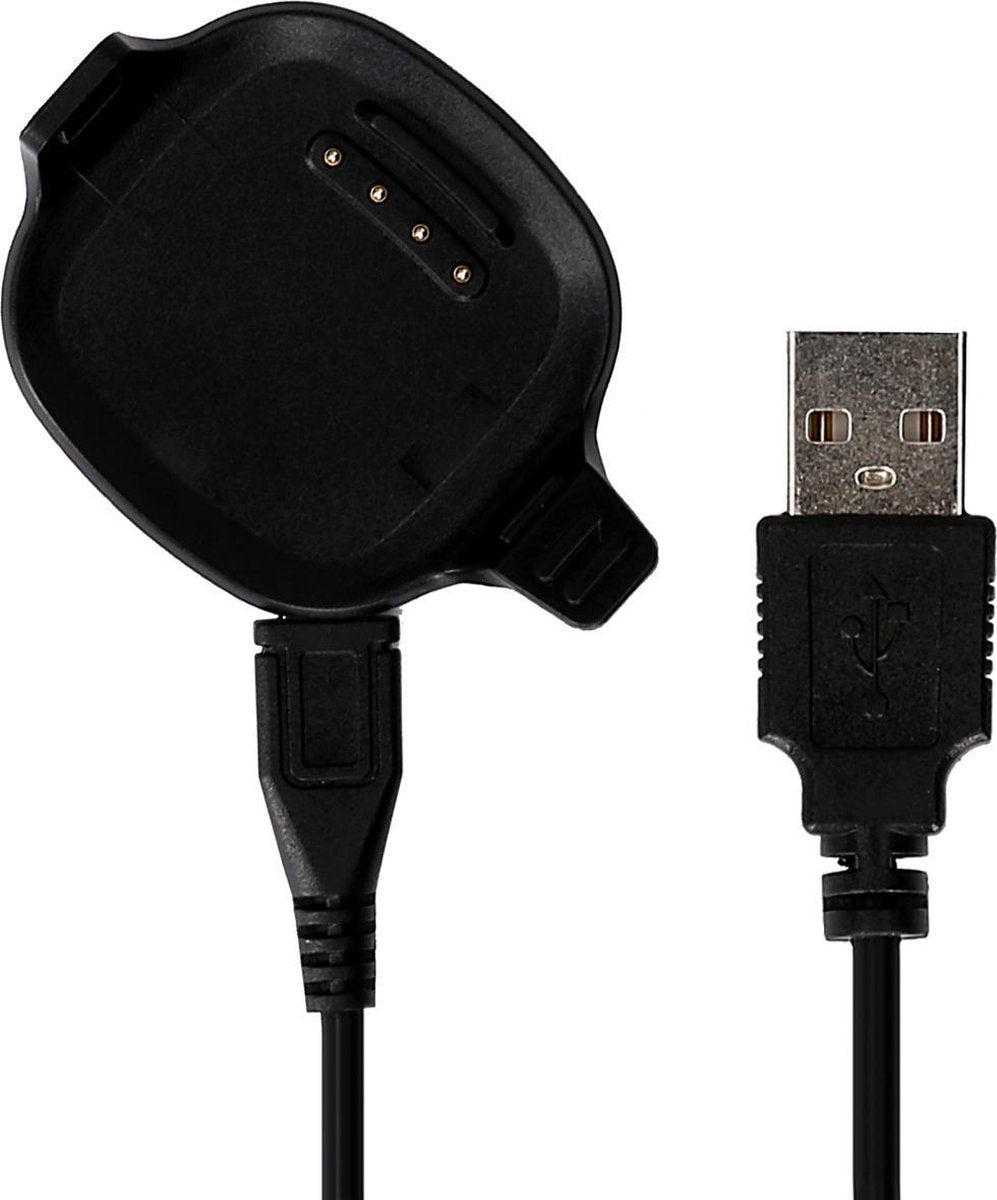 kwmobile USB-oplaadkabel voor Garmin Forerunner 10 / 15 - kabel voor fitnesstracker - zwart