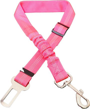 Doxie® Elastische Hondengordel – Autogordel Hond – Hondengordel Auto – Autoriem Hond - Hondenriem Auto - Reflecterend - Verstelbaar van 55 tot 82 cm - Roze