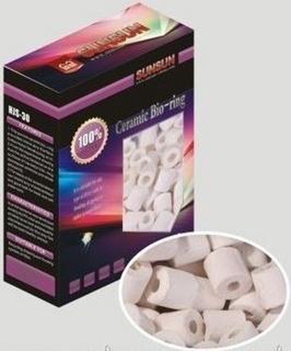 SunSun Hjs-30 Karamische Bio Ringen - Aquariumfilter media - 500 g