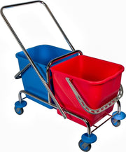 Rolemmer dubbel chroom - zonder pers - 2x15 liter