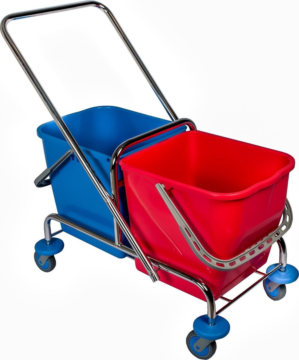 Rolemmer dubbel chroom - zonder pers - 2x15 liter