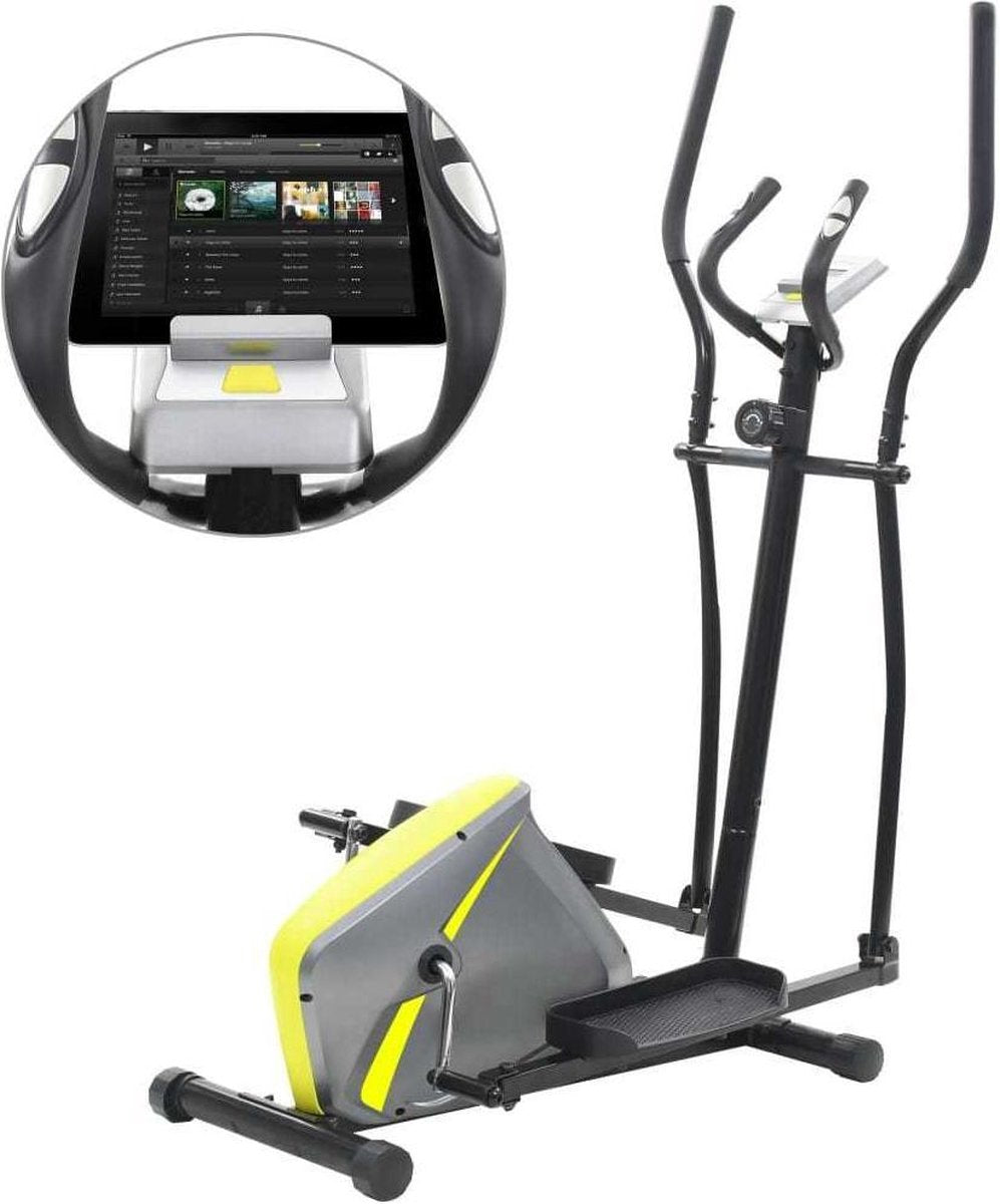 Crosstrainer Magnetisch met Hartslagmeter en Tablethouder - Hometrainer - Airbike - Cross trainer