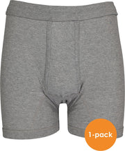 Ceceba heren boxer met gulp (1-pack) - dubbelrib - grijs -  Maat: XXL