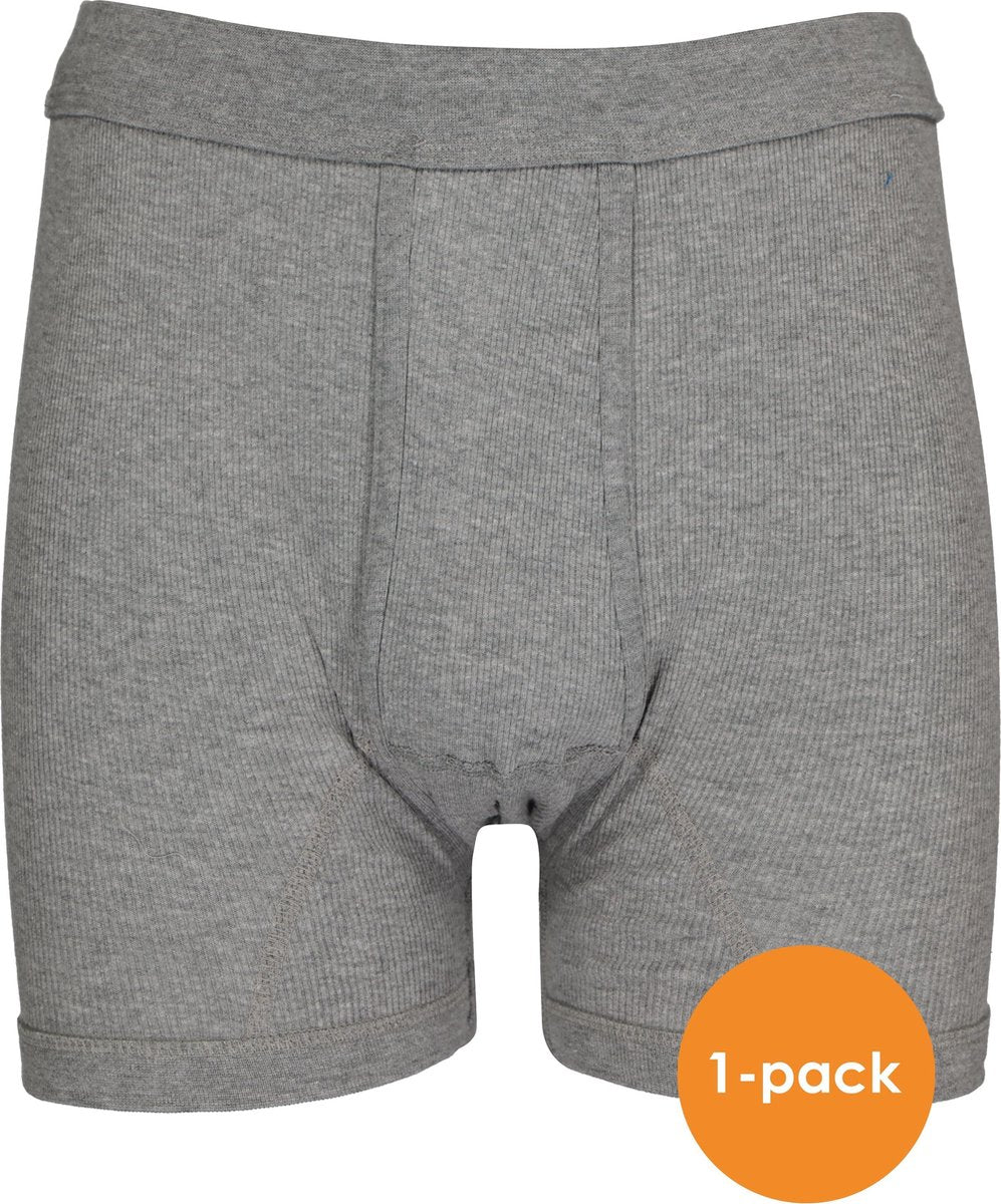 Ceceba heren boxer met gulp (1-pack) - dubbelrib - grijs -  Maat: XXL