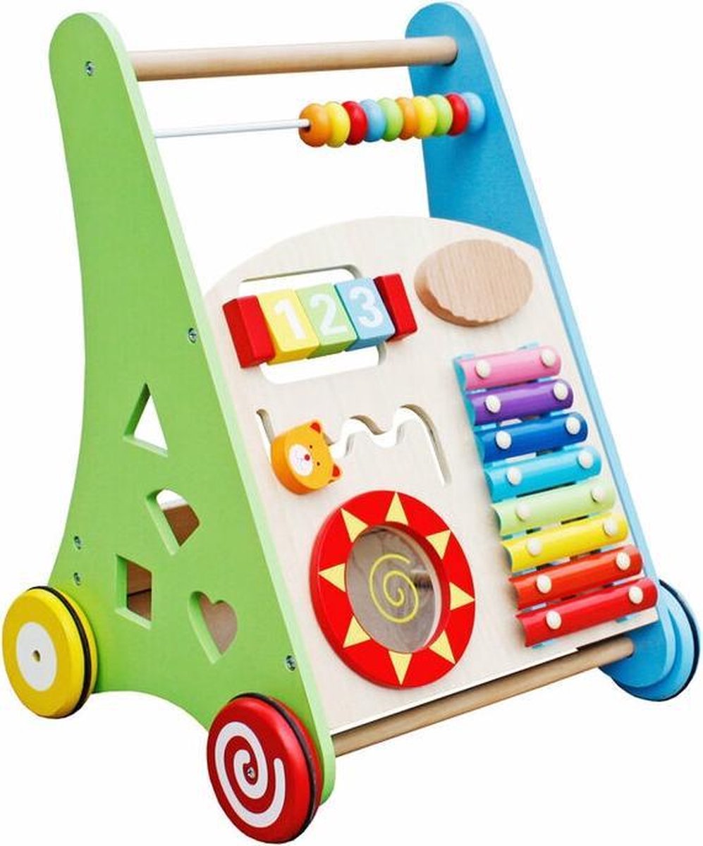 Valetti houten xylofoon loopwagen