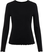OBJECT - objjamie l/s top noos - zwart