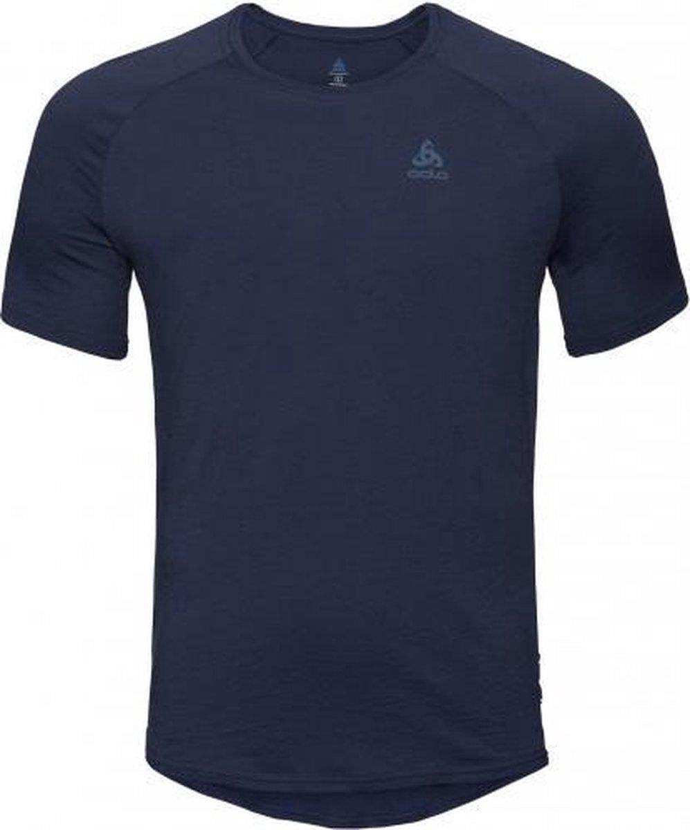 Odlo - Polo s/s Ceramiwool - Heren - diving navy - L