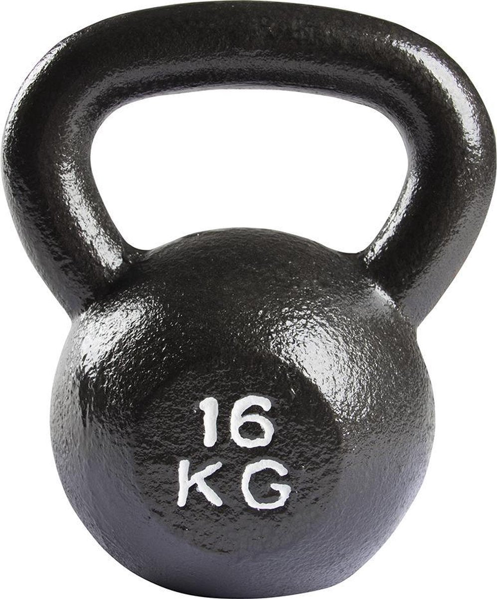 Kettlebell - VirtuFit Gietijzeren Kettlebell Pro - 16 kg
