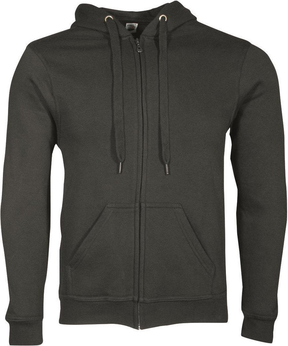 Logostar sweatvest met capuchon ‘Best Deal’ L zwart