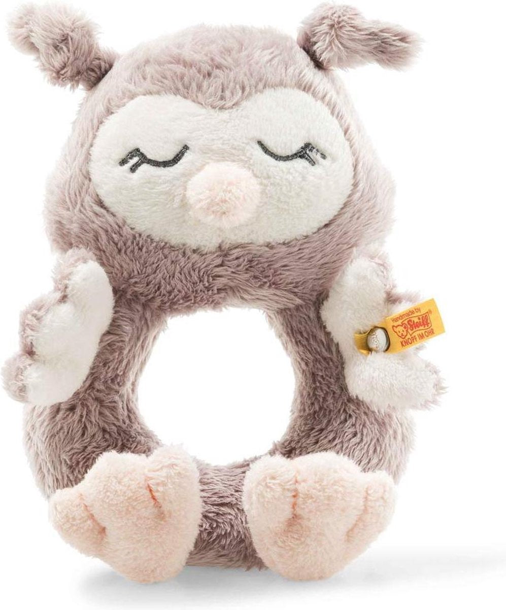 Steiff Ollie Uil rammelaar 14 cm. EAN 241864