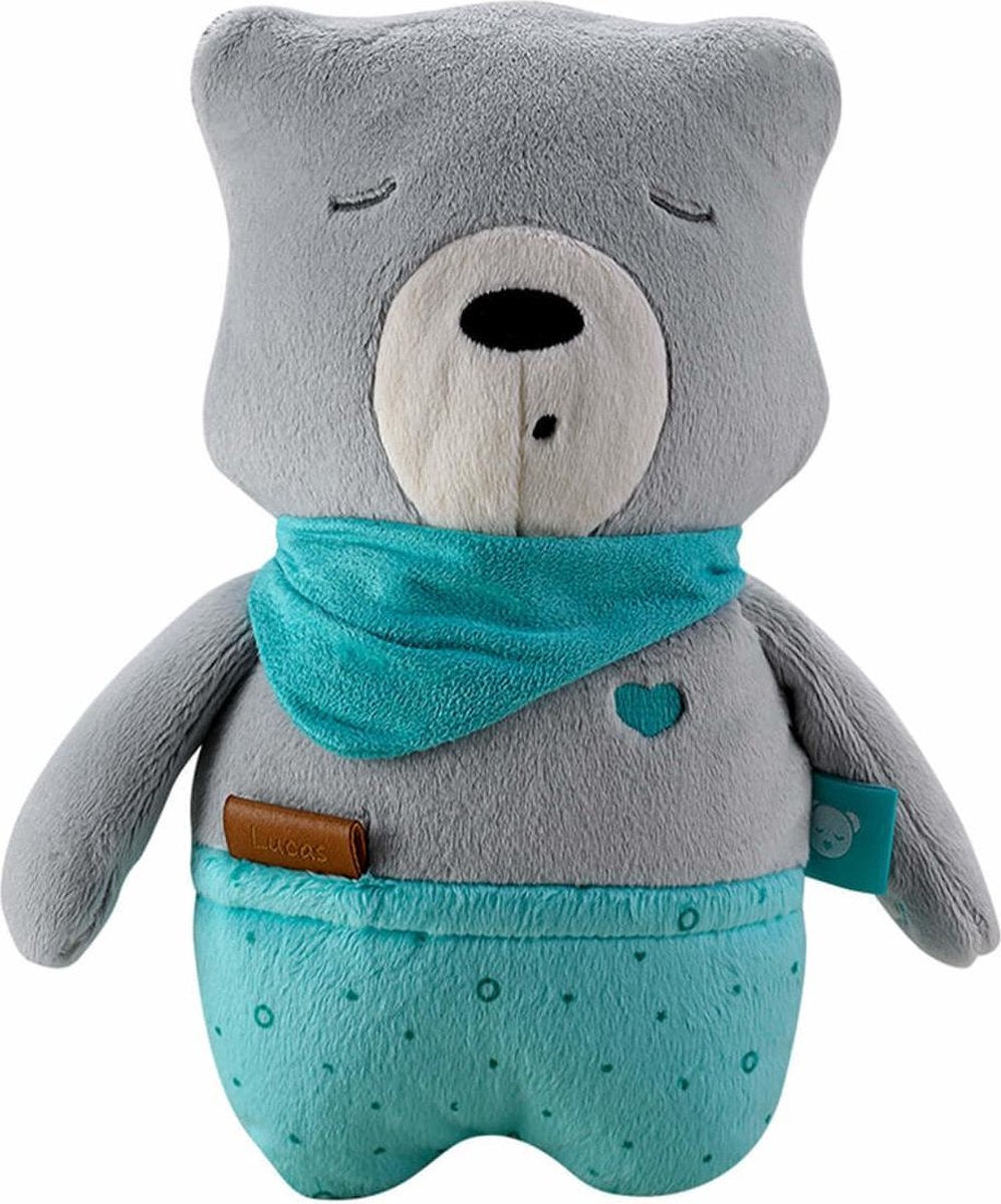 Myhummy Slaapsensor Junior Basic 23 Cm Polyester Turquoise/grijs