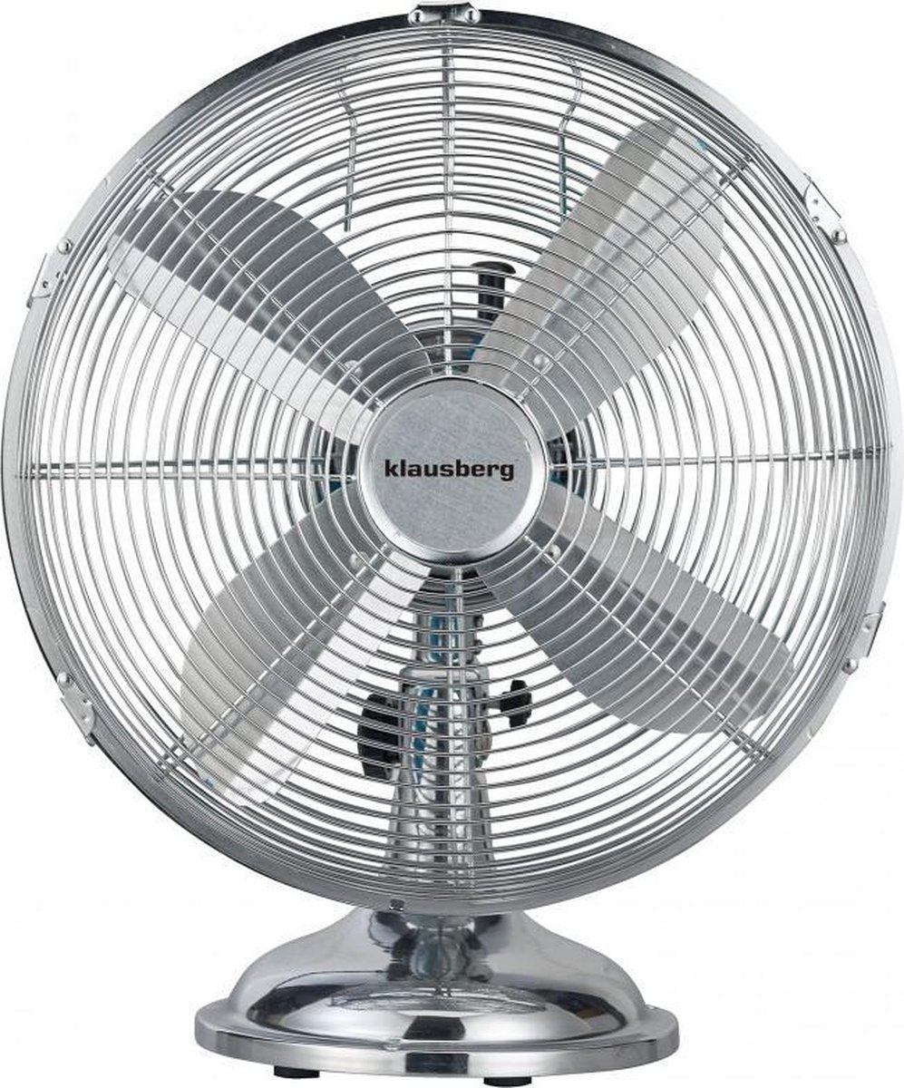 Klausberg 7538 - tafelventilator - chroom- 40 cm - 50W