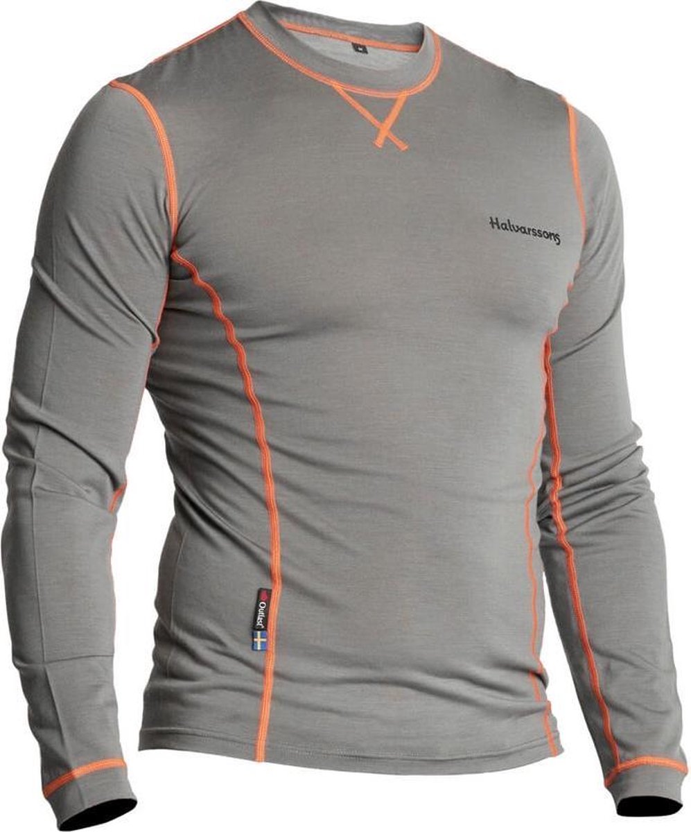 Halvarssons Light wol Sweater grijs S