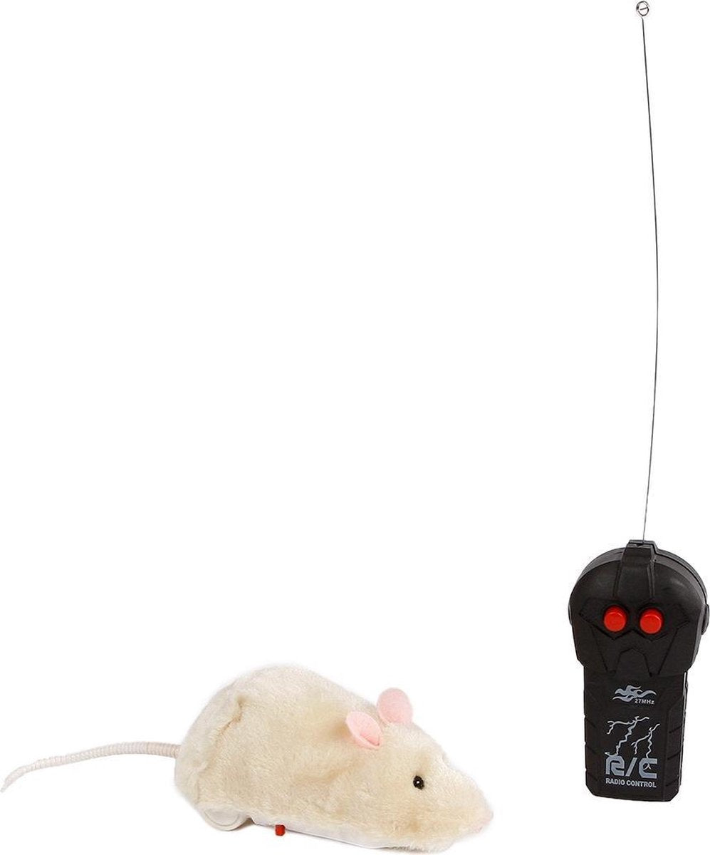 Toys Amsterdam Muis Rc 22 Cm 1 Ghz Polyester Ivoorwit