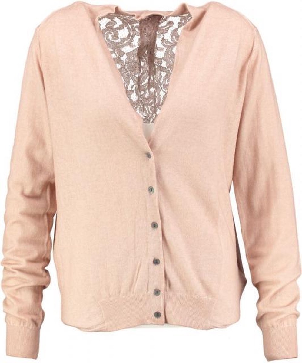 Garcia zacht katoenen vest soft skin kant op de rug Maat - M