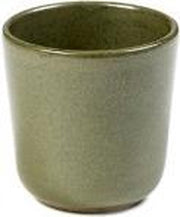 Serax Surface By Sergio Herman Ristrettokopje - Zonder Oor - Ø6cm x H6cm - 4 Stuks - Camogroen