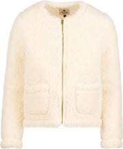 Alwero "Vest Chanelly 100% wol" Naturel - L