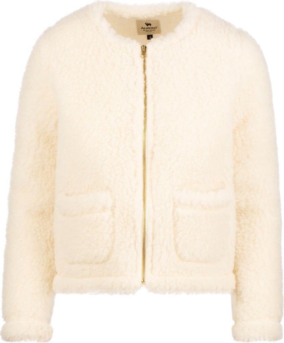 Alwero "Vest Chanelly 100% wol" Naturel - L
