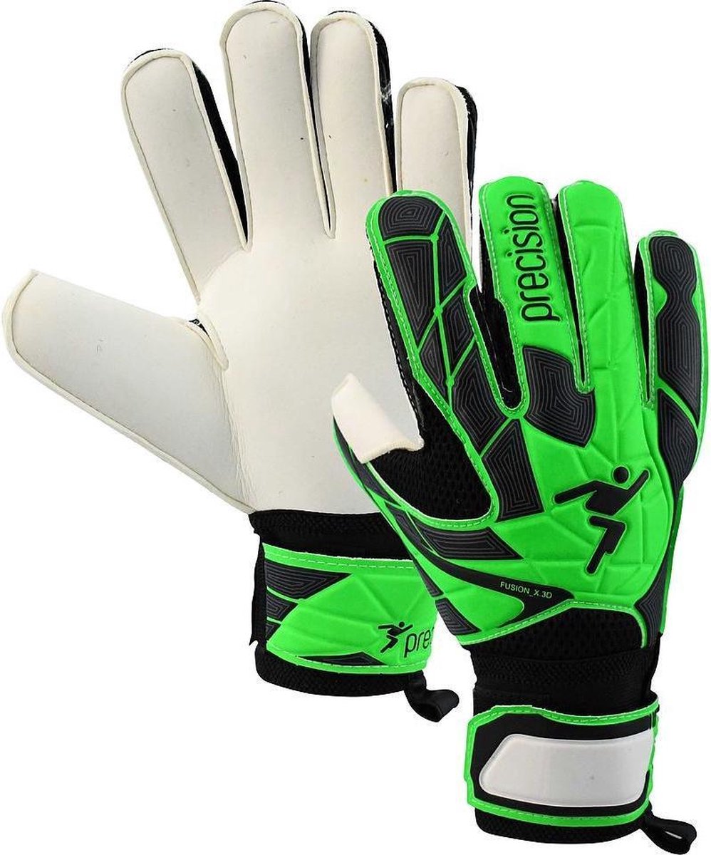 Precision Keepershandschoenen Fusion_x.3d Junior Groen/zwart Mt 6