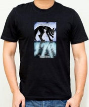 SpyhinxCreations. T-Shirts. Visual: Trust. In spiegelbeeld weergegeven.