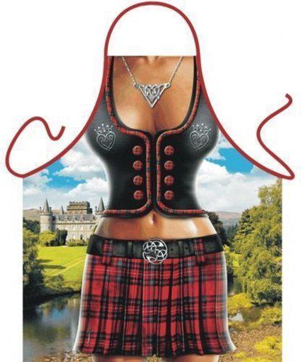 Scottish Vrouw - Sexy Grappig Leuk Schort Keukenschort