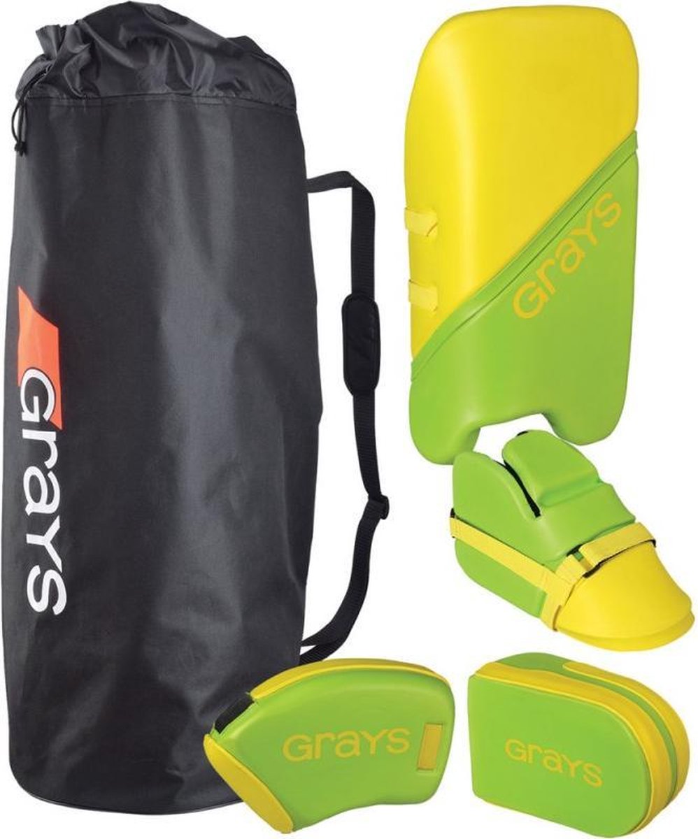 Grays G100 Goalie Set - Legguards & klompen  - groen - ONE