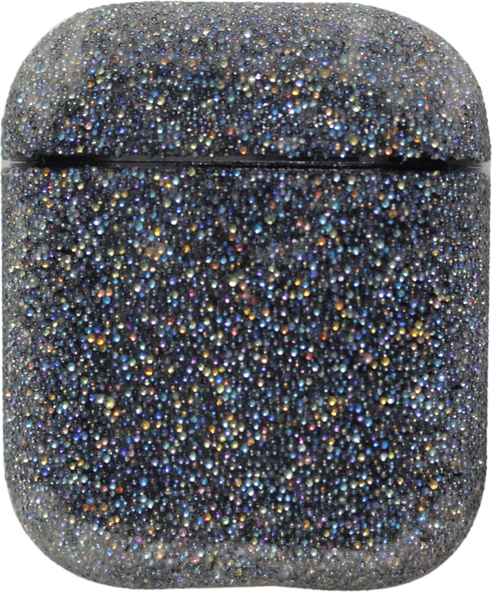 AirPods Hoesje – Glitter Hard Case – Zwart
