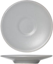 Cosy en Trendy Serena Grey Mokkaondertas D11.7cm  Aardewerk - (Set van 12) En Yourkitchen E-kookboek - Heerlijke Smulrecepten