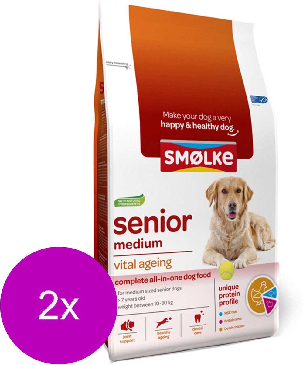 Smolke Senior Medium - Hondenvoer - 2 x 3 kg