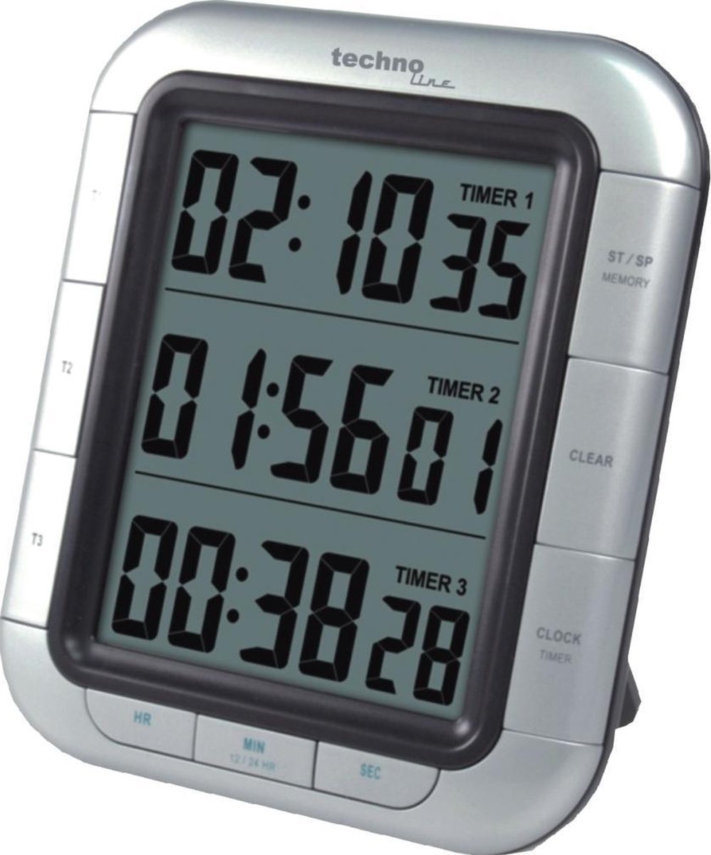 Kookwekker - 3 timers tegelijkertijd - Technoline