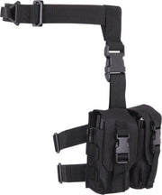 Drop leg M4 MAG pouch zwart