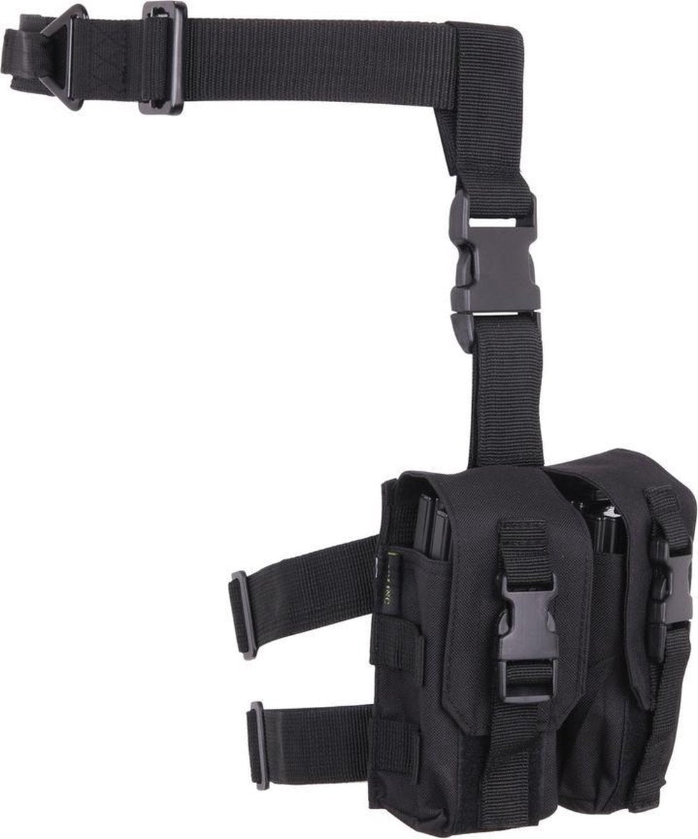 Drop leg M4 MAG pouch zwart