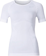 Odlo - Thermoshirt crew top - Light - Wit - Dames - maat XS