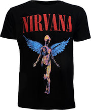 Nirvana In Utero Angelic T-Shirt Zwart