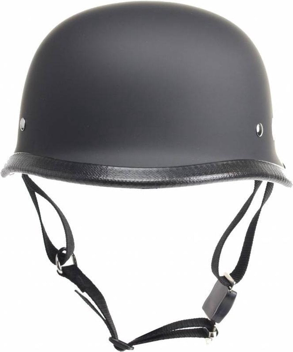 Redbike RK-300 duitse motorhelm | mannen | mat zwart - maat XXL