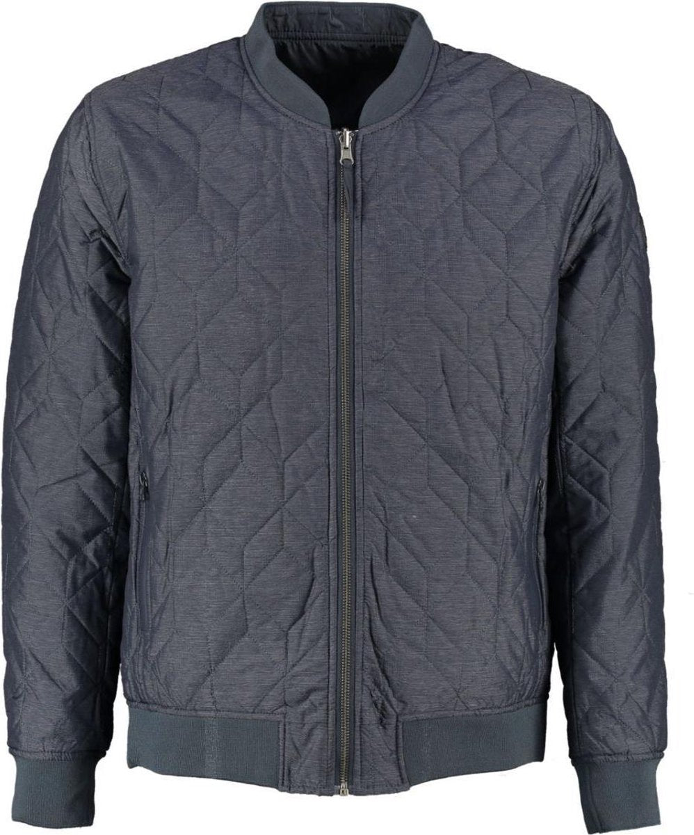 Dstrezzed blauwe reversible bomber tussenjas - Maat M