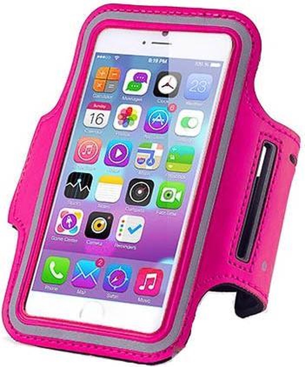 Samsung Galaxy A5 sports armband case Donker Roze Dark Pink