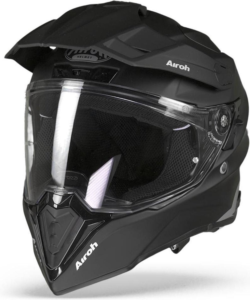 Airoh Commander Color Mat Zwart Integraalhelm - Motorhelm - Maat XL