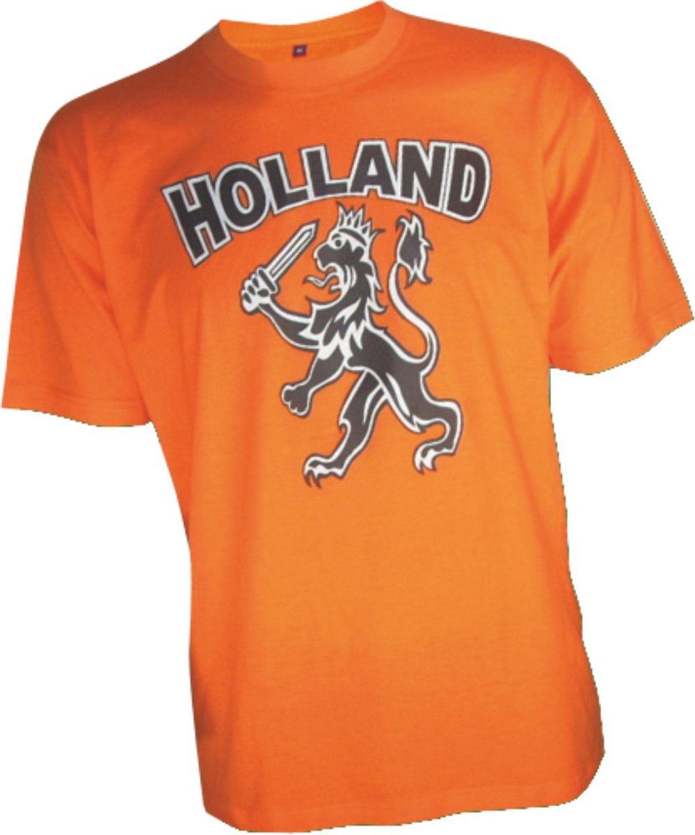 T-shirt oranje Holland met leeuw | EK Voetbal 2020 2021 | Nederlands elftal shirt | Nederland supporter | Holland souvenir | Maat M