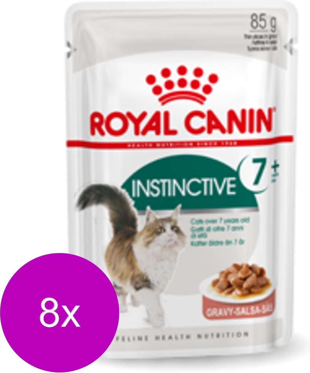 Royal Canin Fhn Senior Instinctive 7plus Mp Pouch - Kattenvoer - 8 x 12x85 g