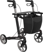 Athlon Carbon Rollator Zwart Medium - Zachte comfort banden