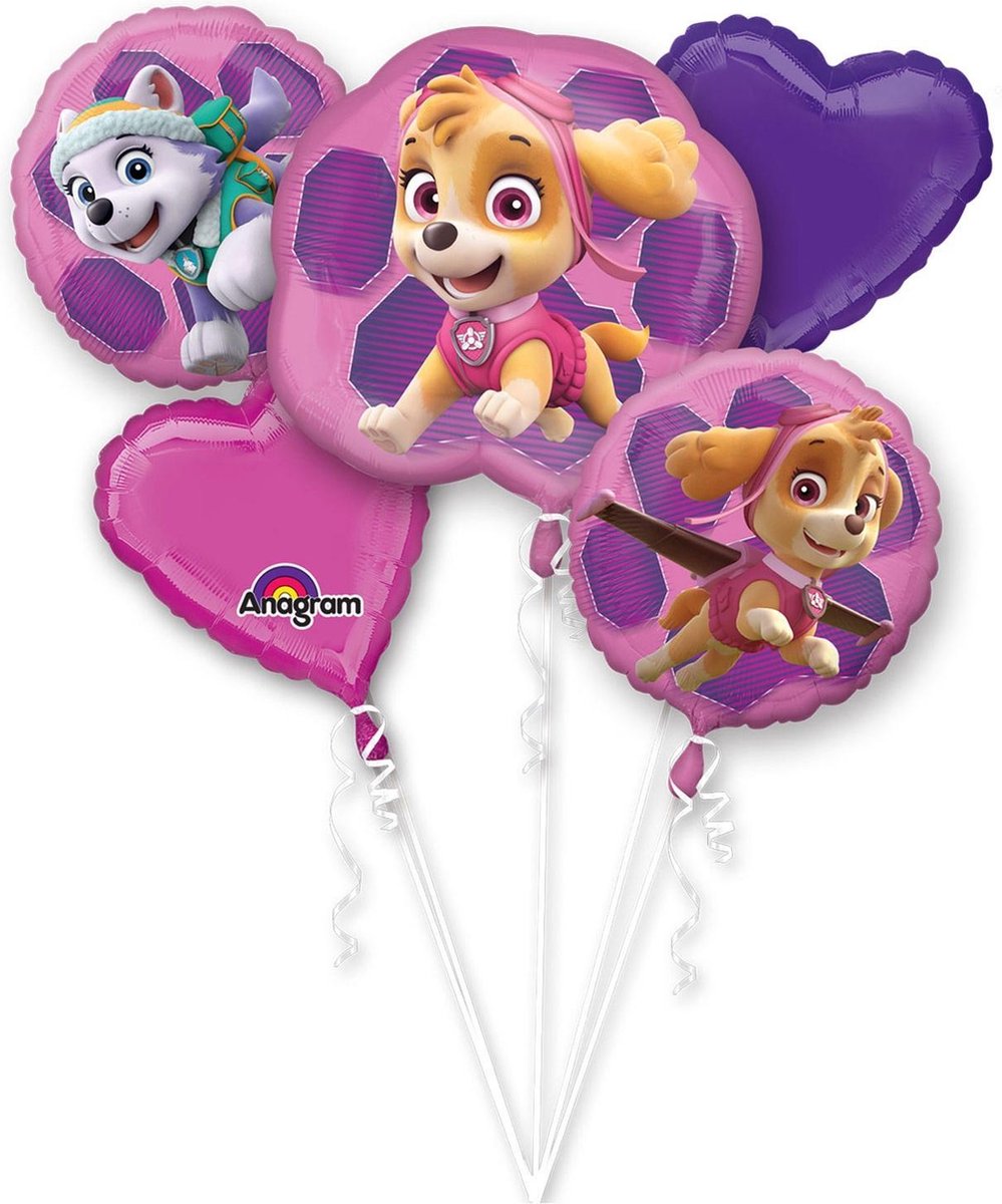 Paw Patrol Helium Ballon Set Skye & Everest 5 delig