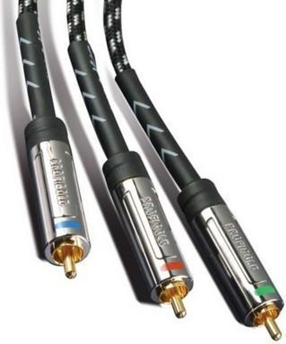 Profigold OXYV3301 component videokabel (YPbPr) 1 m 3 x RCA Zwart