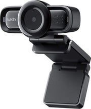 AUKEY PC-LM3 webcam 2 MP 1920 x 1080 Pixels USB 2.0 Zwart